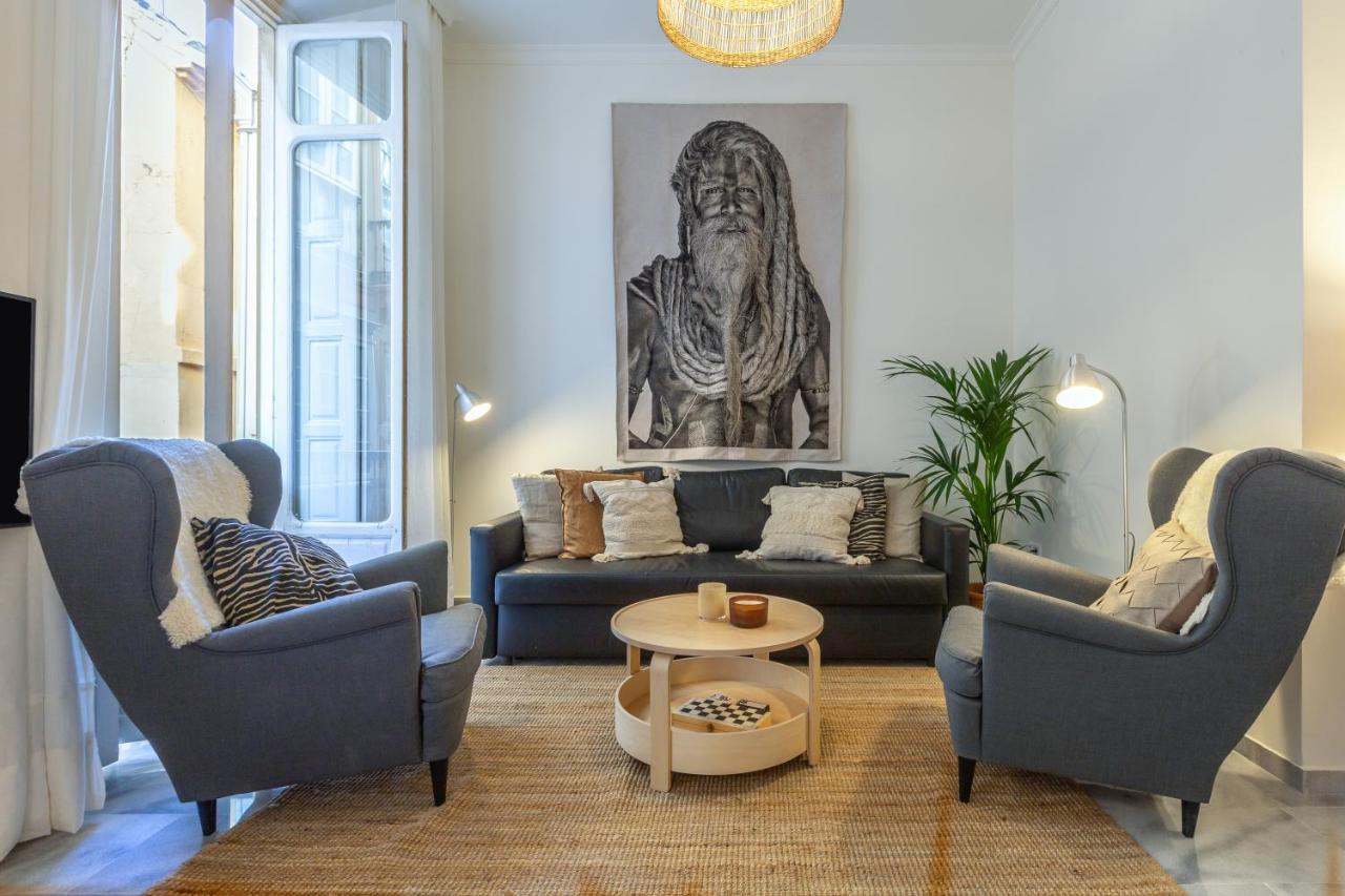 Puerta De Larios: Central Three-Bedroom Apartment With Balconies And Patio Malaga Zewnętrze zdjęcie