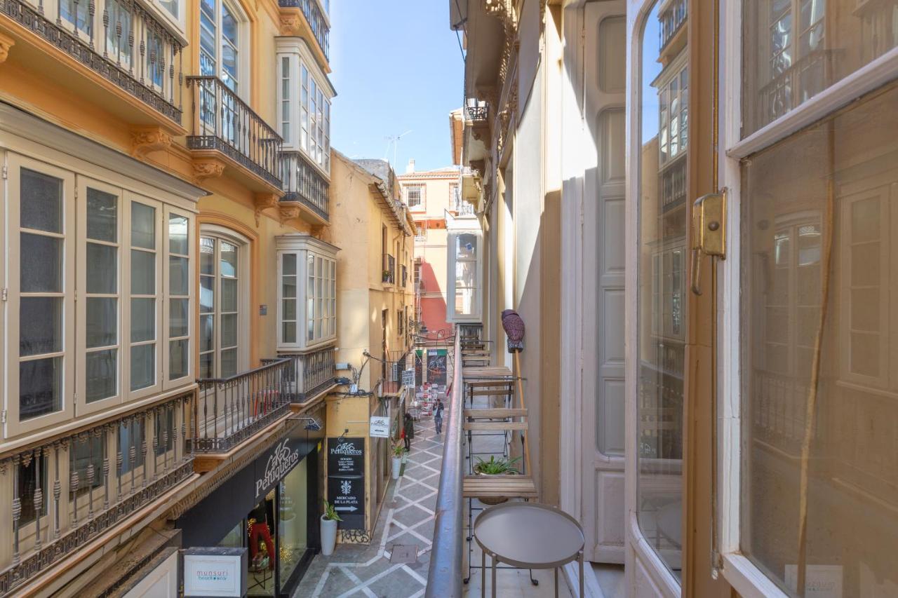 Puerta De Larios: Central Three-Bedroom Apartment With Balconies And Patio Malaga Zewnętrze zdjęcie