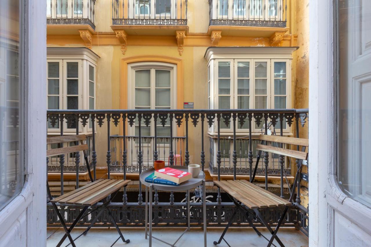 Puerta De Larios: Central Three-Bedroom Apartment With Balconies And Patio Malaga Zewnętrze zdjęcie