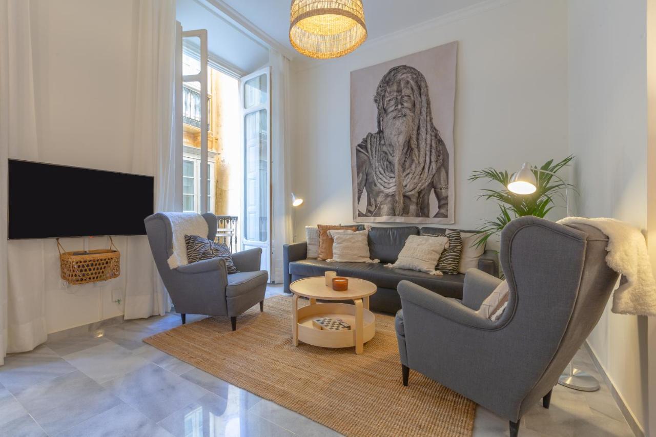 Puerta De Larios: Central Three-Bedroom Apartment With Balconies And Patio Malaga Zewnętrze zdjęcie