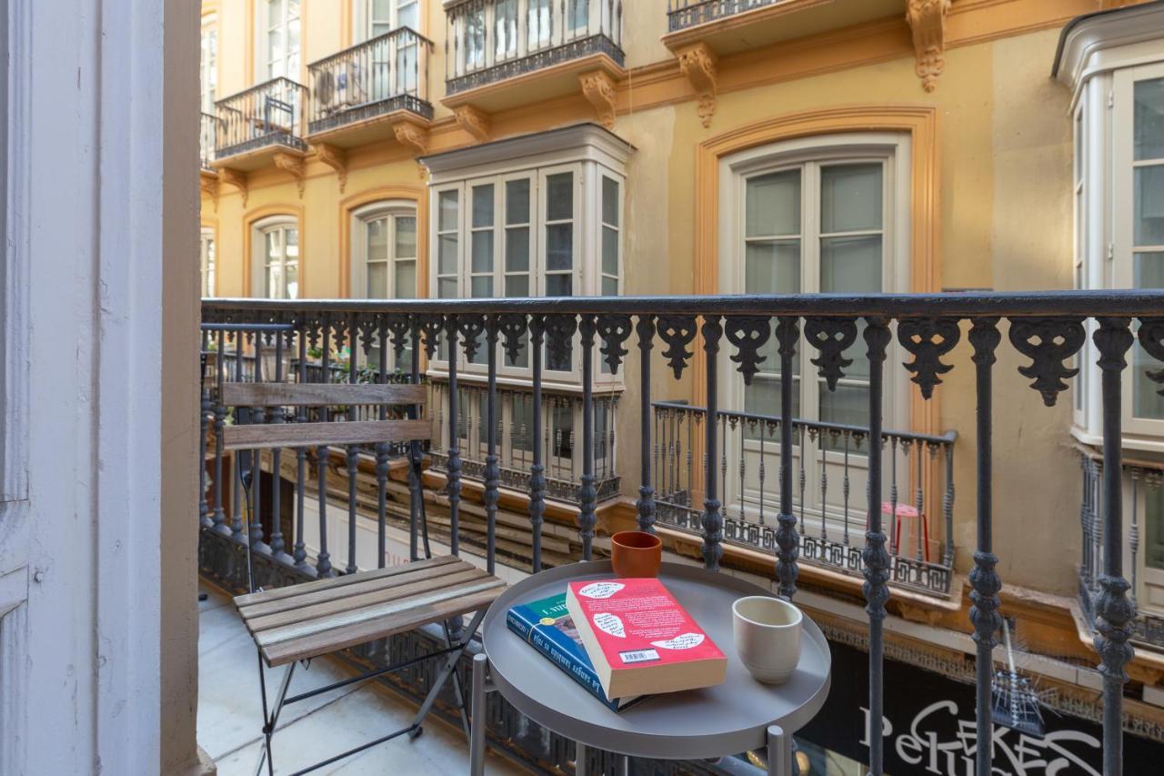 Puerta De Larios: Central Three-Bedroom Apartment With Balconies And Patio Malaga Zewnętrze zdjęcie